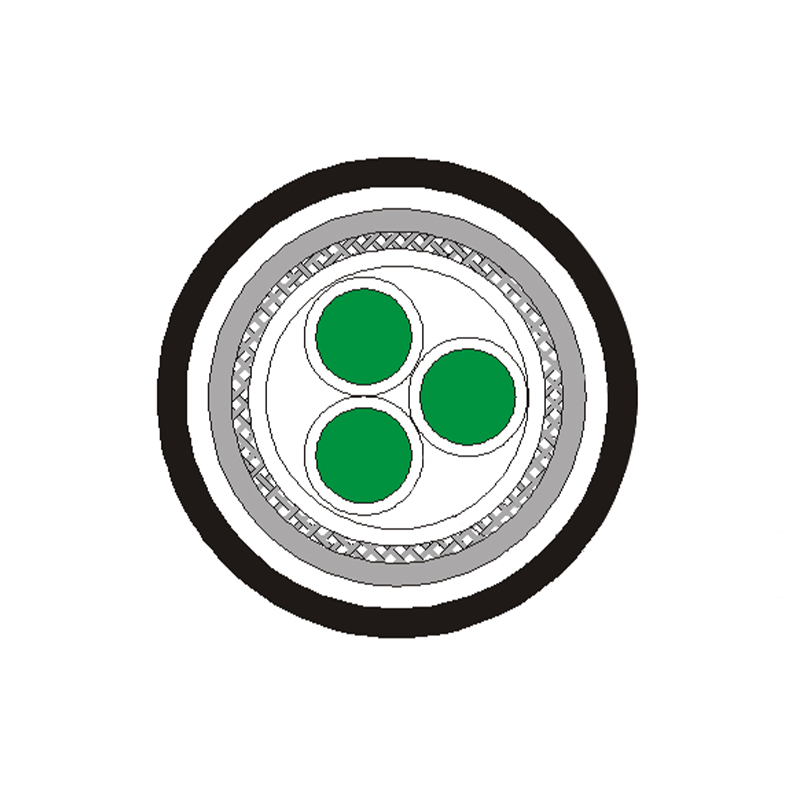 Hochtemperaturbeständiges Steuerkabel mit Nennspannung bis einschließlich 0,6/1 kV