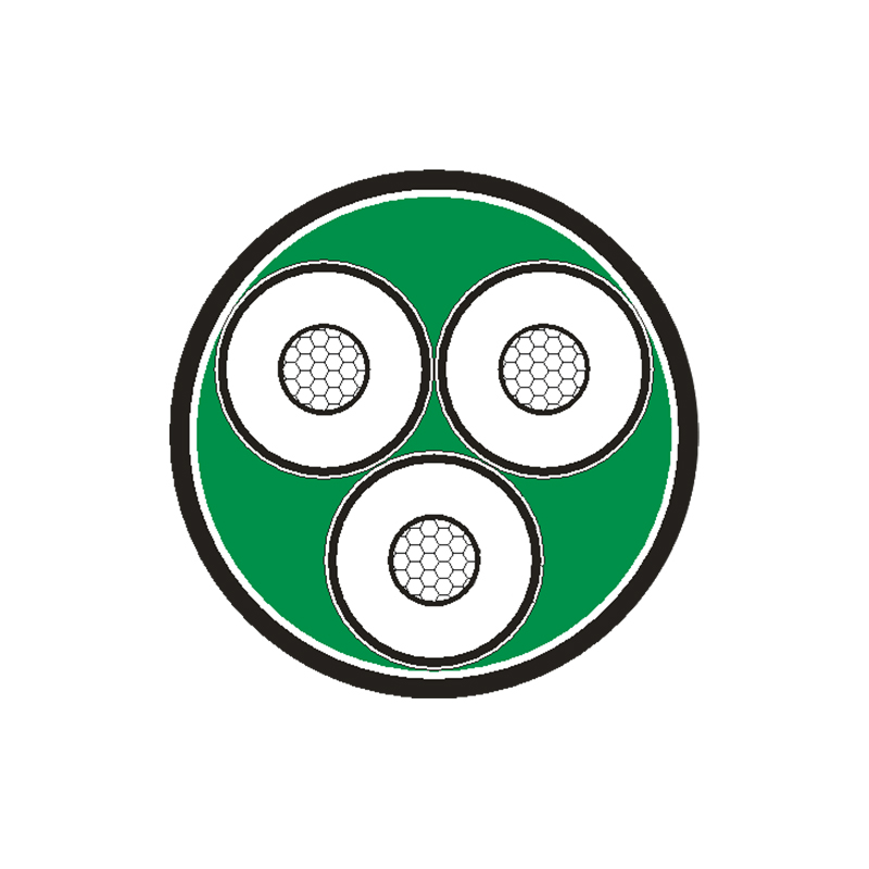 XLPE-isoliertes Stromkabel für Nennspannung 3,6/6 kV -26/35 kV