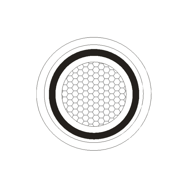 XLPE/PVC-isoliertes Stromkabel für Nennspannung 0,6/1 kV