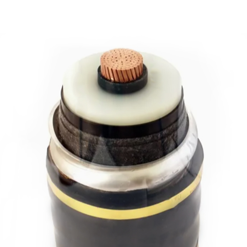 XLPE-Isolierungskabel aus gewelltem Aluminium für eine Nennspannung von 64/110 kV